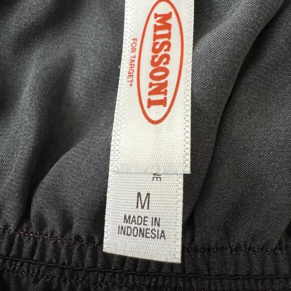 Missoni for Target Babydoll top Nighty Sleep Cami Black & White with pink trim - Picture 5 of 7